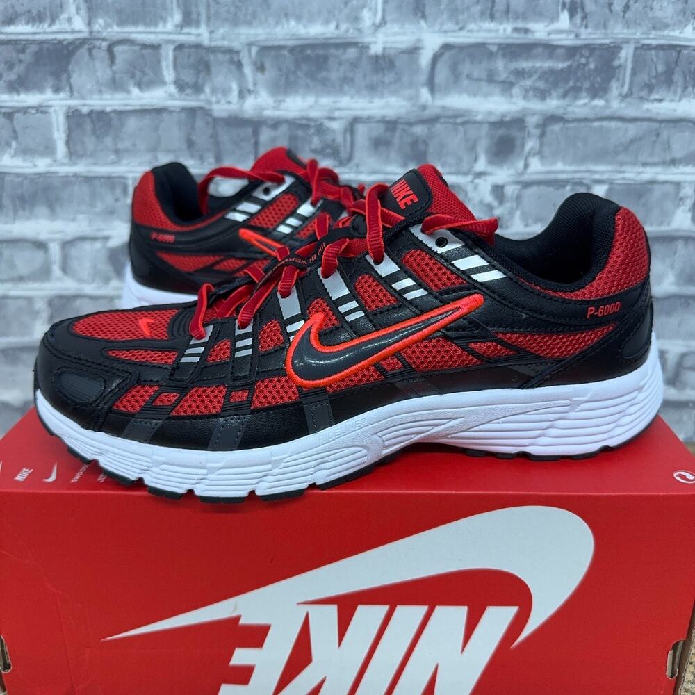 Nike P-6000 GS Unversity Red Black White HV5064-601 Youth Size 6Y / Womens 7.5